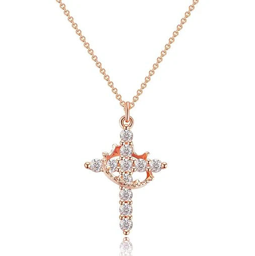 The Forever Cross & Crown Necklace