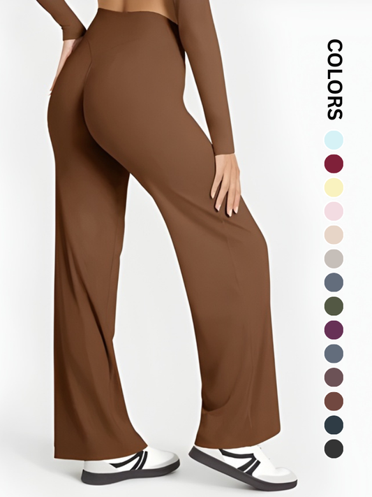 FlexAura Wide-Leg Sculpt Leggings