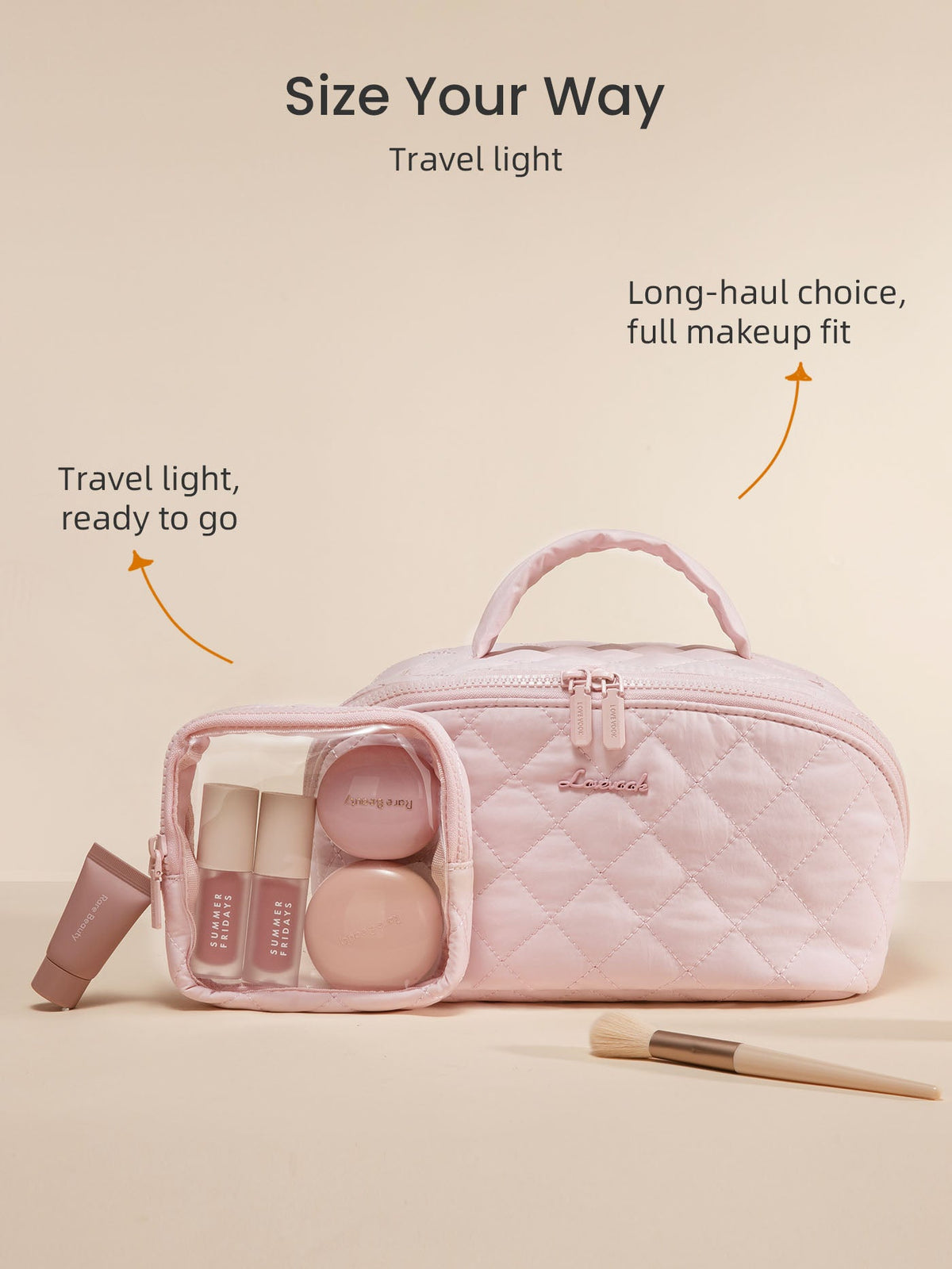 GlamGuard Travel Makeup Bag