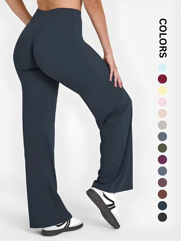 FlexAura Wide-Leg Sculpt Leggings