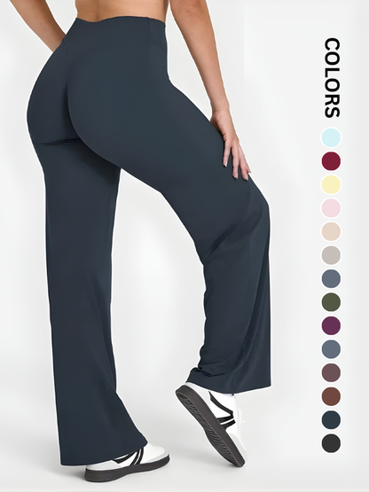 FlexAura Wide-Leg Sculpt Leggings