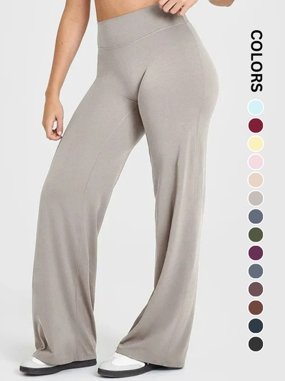FlexAura Wide-Leg Sculpt Leggings