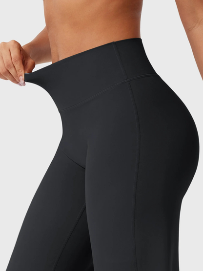 FlexAura Wide-Leg Sculpt Leggings