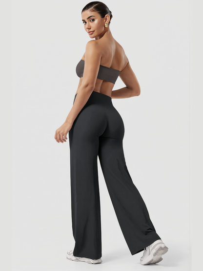 FlexAura Wide-Leg Sculpt Leggings