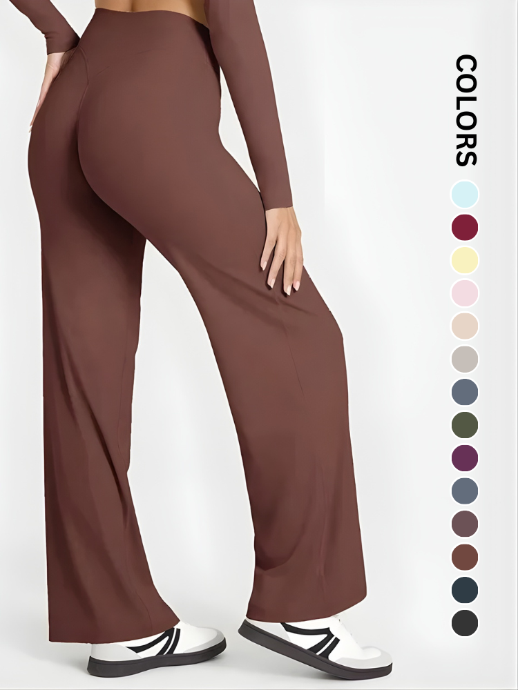 FlexAura Wide-Leg Sculpt Leggings