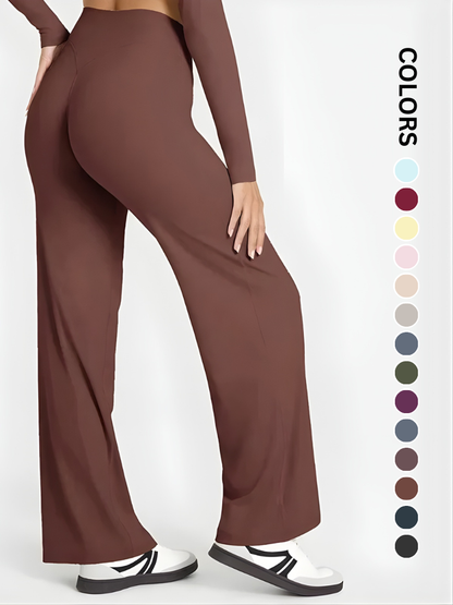 FlexAura Wide-Leg Sculpt Leggings