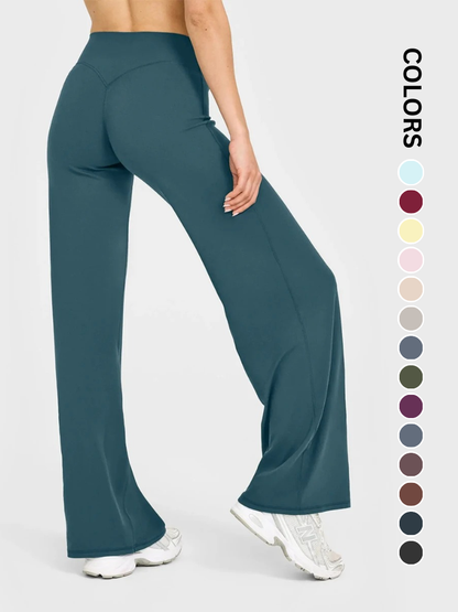 FlexAura Wide-Leg Sculpt Leggings