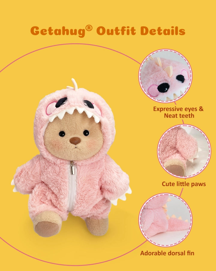 Getahug Pink Dino Bear