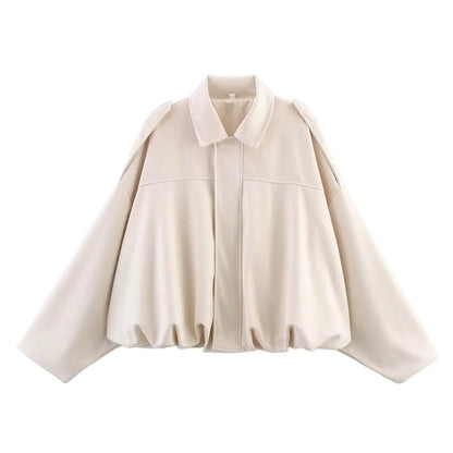 Velvora Suede Bomber Jacket