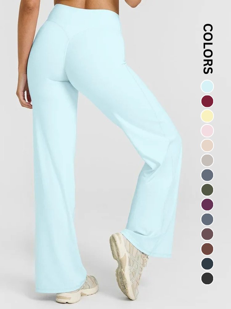 FlexAura Wide-Leg Sculpt Leggings