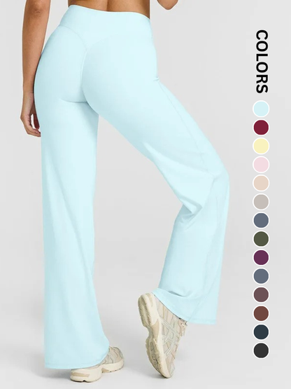 FlexAura Wide-Leg Sculpt Leggings