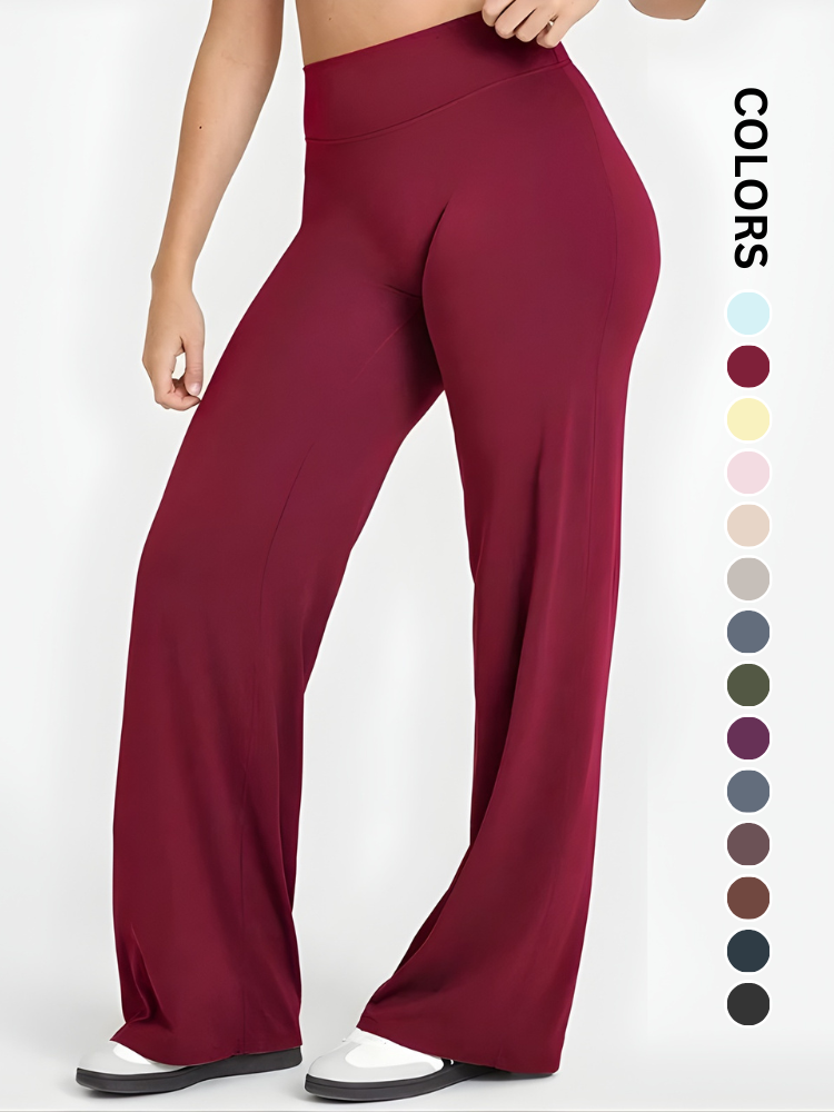 FlexAura Wide-Leg Sculpt Leggings