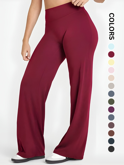 FlexAura Wide-Leg Sculpt Leggings