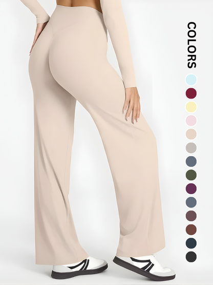 FlexAura Wide-Leg Sculpt Leggings