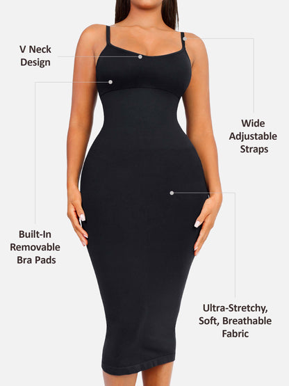 CurveSculpt™ Shaping Midi Dress