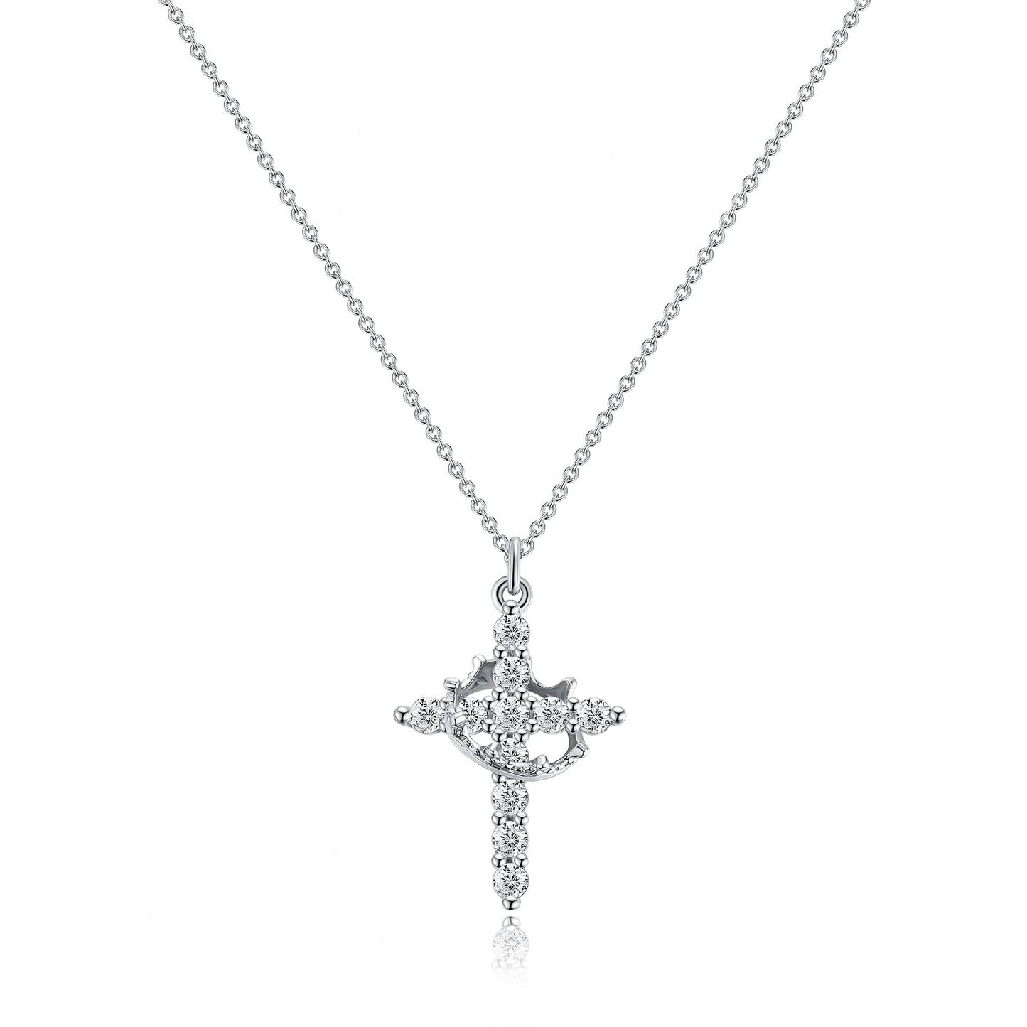 The Forever Cross & Crown Necklace