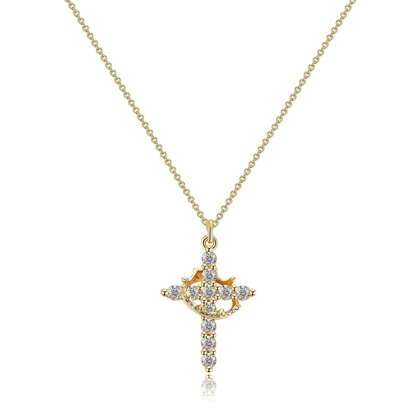 The Forever Cross & Crown Necklace