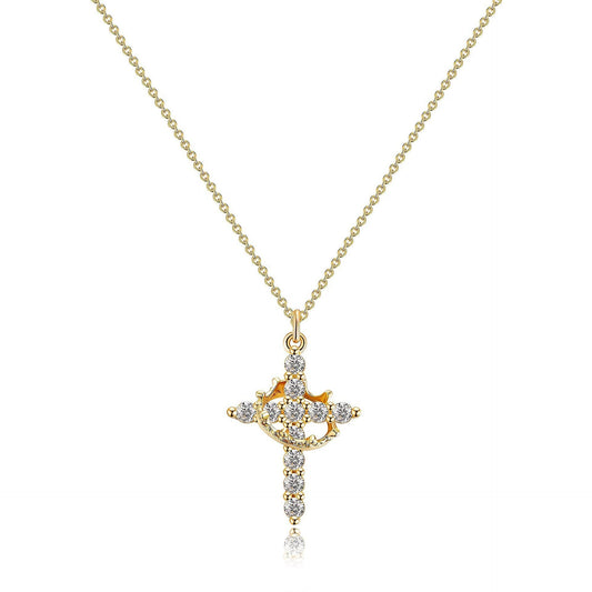 The Forever Cross & Crown Necklace