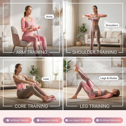 ToneFlow Full Body Pedal Resistance Band
